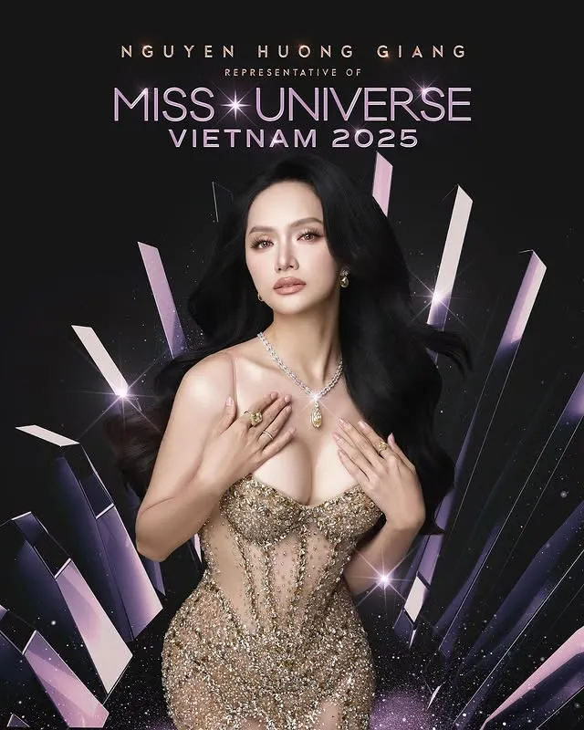 Imagem de divulgação de Huong Giang Nguyen no Miss Universo 2025.