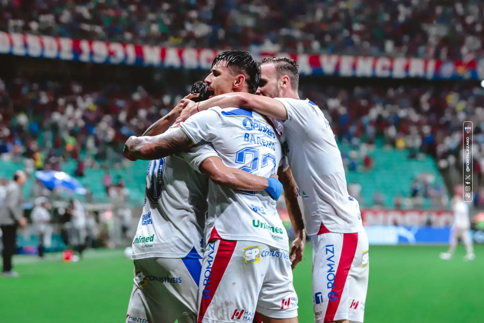 Imagem da notícia Fortaleza vence Bahia na Fonte Nova e pode deixar o Z4 na próxima rodada