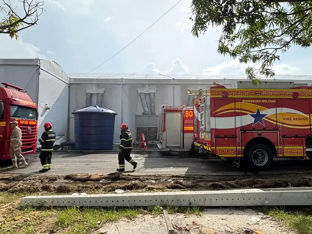 Imagem da notícia COP 30: 21 pessoas receberam atendimento médico após incêndio
