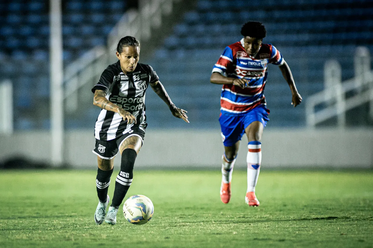 Ceará e Fortaleza empataram em 0x0 na final do Cearense Feminino
