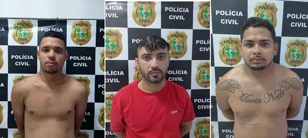 Imagem da notícia  Trio suspeito de matar policial civil em sucata é preso em Fortaleza
