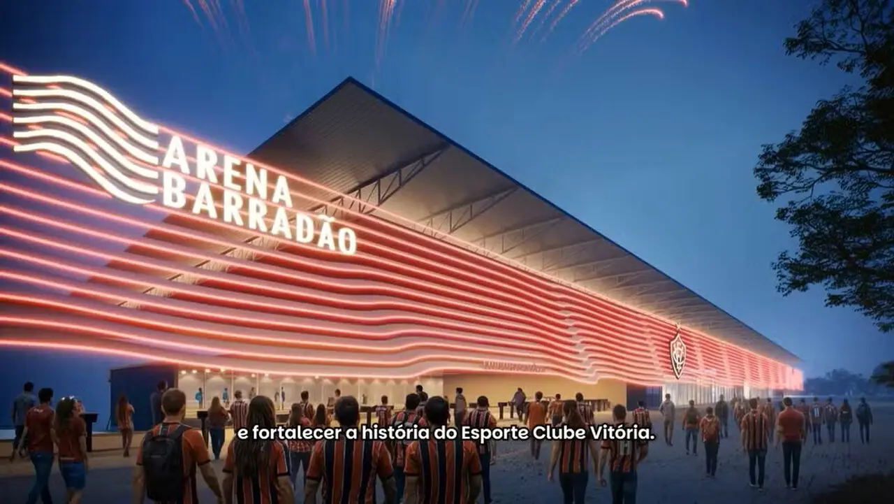 Imagem da notícia Vitória-BA apresenta projeto milionária para criação da Arena Barradão