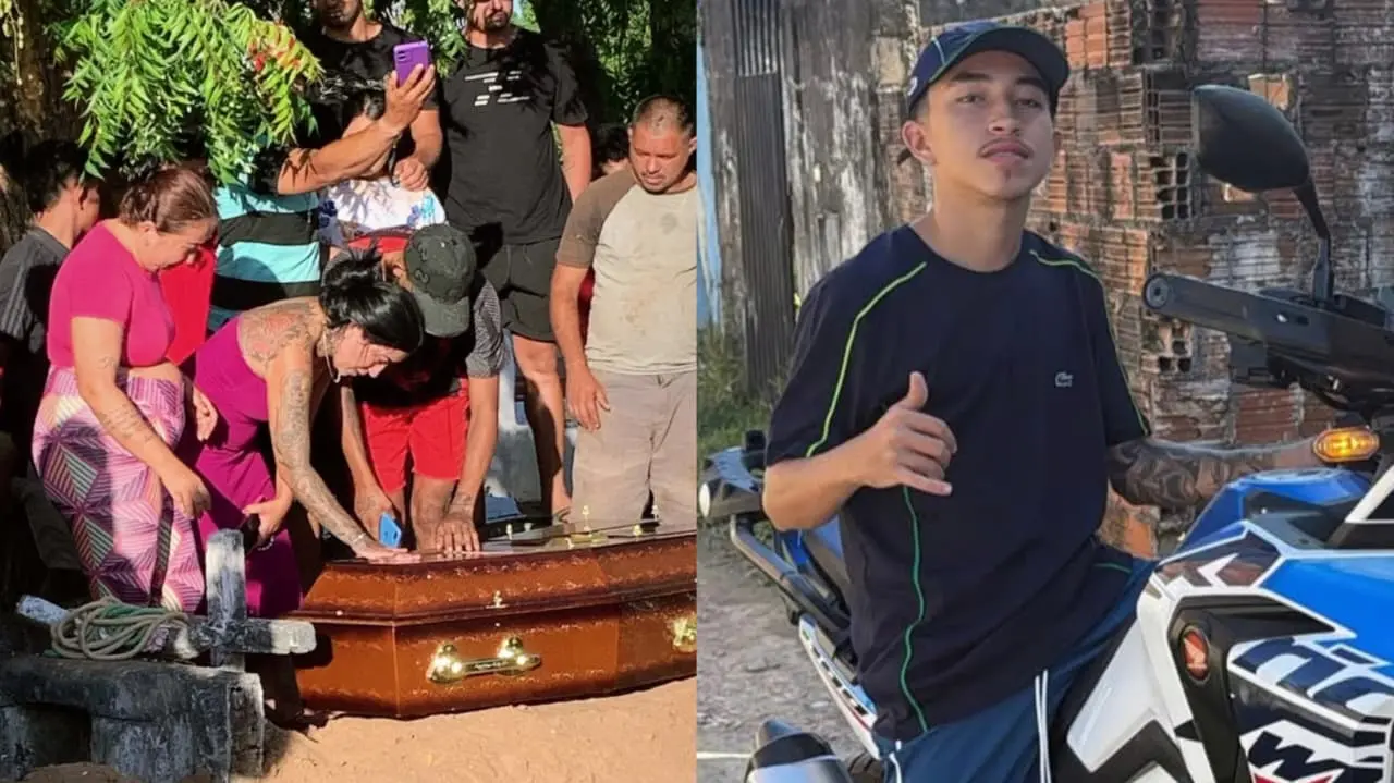 Imagem da notícia: Cearense do Grau é enterrado em Chorozinho e causa comoção 