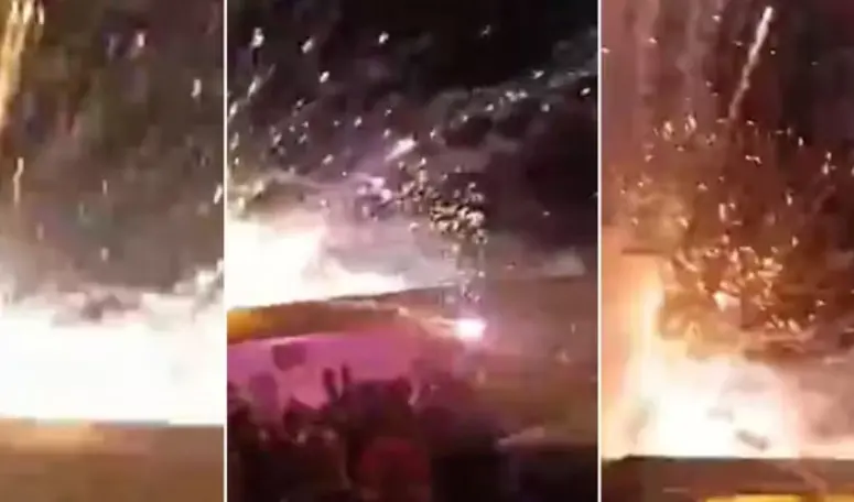 Imagem da notícia Público é atingido por fogos de artifício em festa de Natal no RS