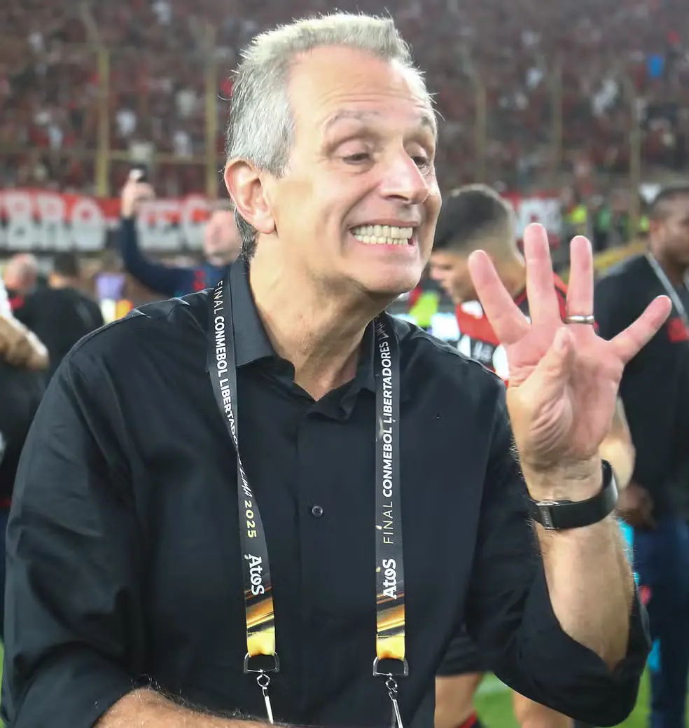 Imagem da notícia Presidente do Flamengo provoca rivais e projeta título já contra o Ceará; veja vídeo