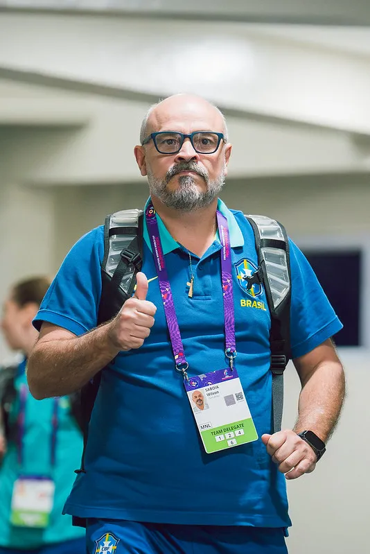 Wilson Saboia, técnico da Seleção Feminina de Futsal.