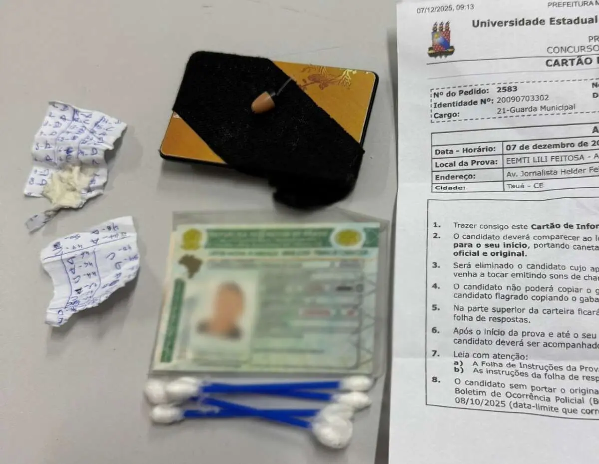 Imagem da notícia Seis pessoas são presas por fraude em concurso em Tauá
