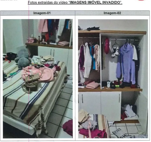 Os suspeitos teriam mexido em vários compartimentos da casa.