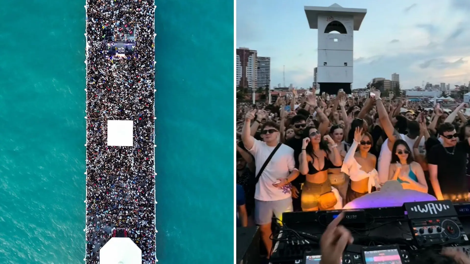 Imagem da notícia Lotação em rave na Ponte dos Ingleses viola norma, e evento é encerrado pela Prefeitura