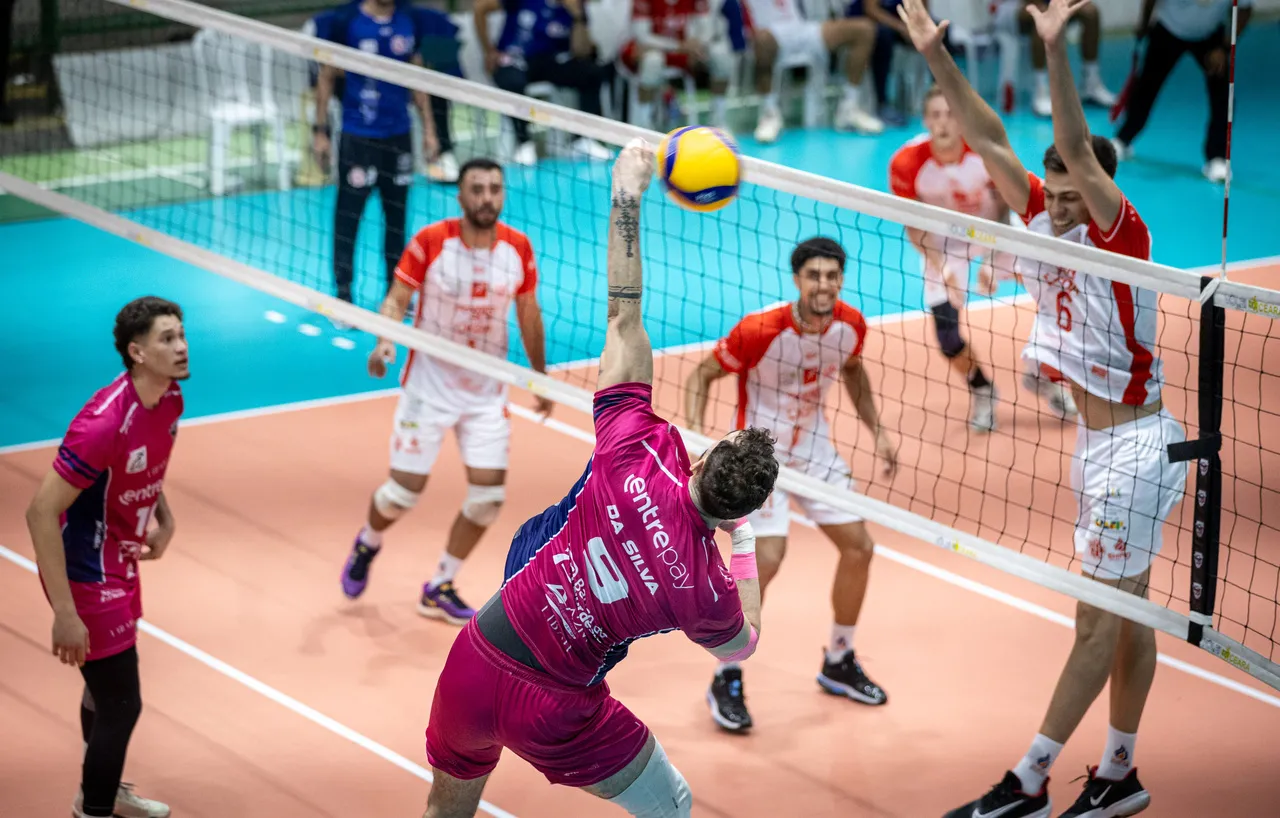 O Norde Vôlei venceu o clássico nordestino contra o América-RN