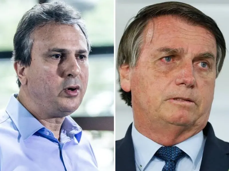 Imagem da notícia: Bolsonaro anuncia obras e Camilo abre leitos de UTI: veja detalhes da agenda antagônica dos dois