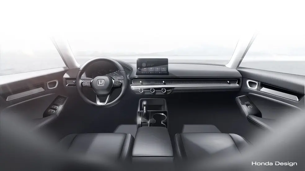 Provável interior do Honda 2022