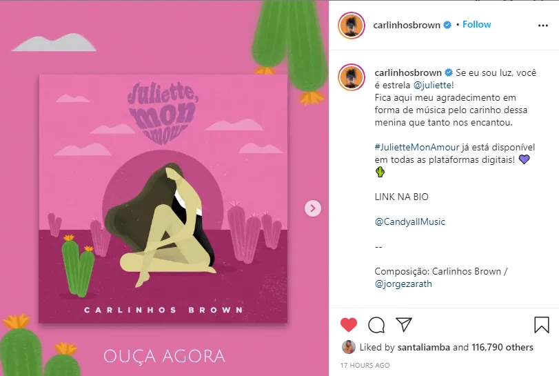 Carlinhos Brown fala sobre música