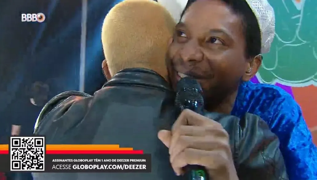 Lucas apareceu de surpresa na final