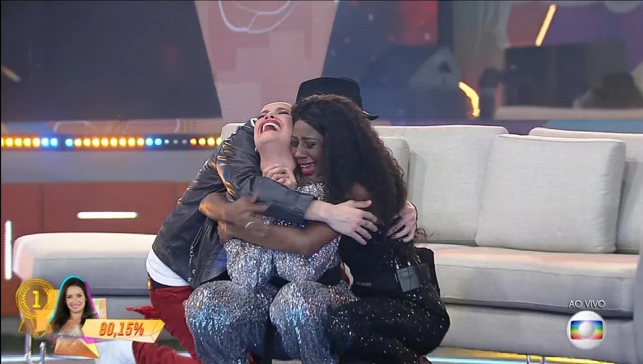 Momento do anúncio da campeã