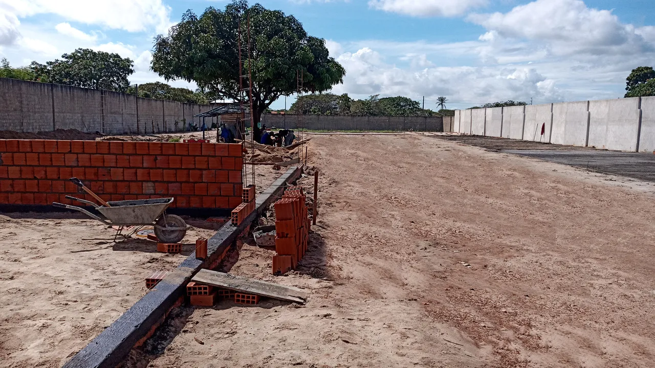 Obra está em fase inicial
