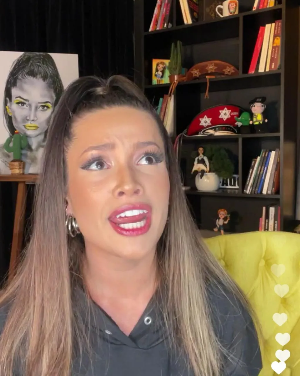 Juliette brincou com os fãs e agradeceu os amigos