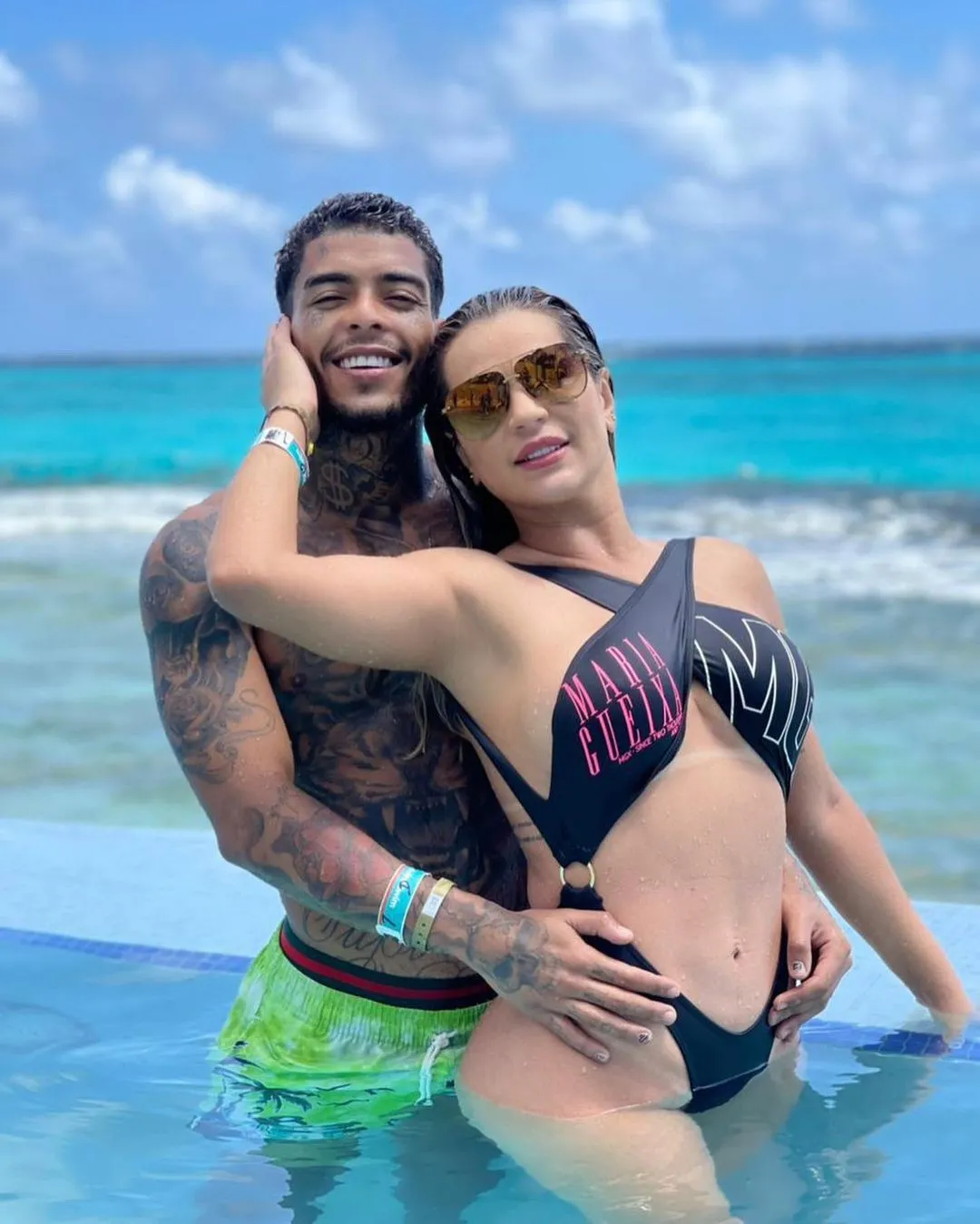 MC Kevin e Deolane Bezerra haviam casado recentemente em cerimônia em Cancún, no México