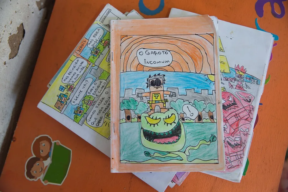 As histórias criadas por João Victor Arcanjo vão ao encontro dos sentimentos do pequeno artista