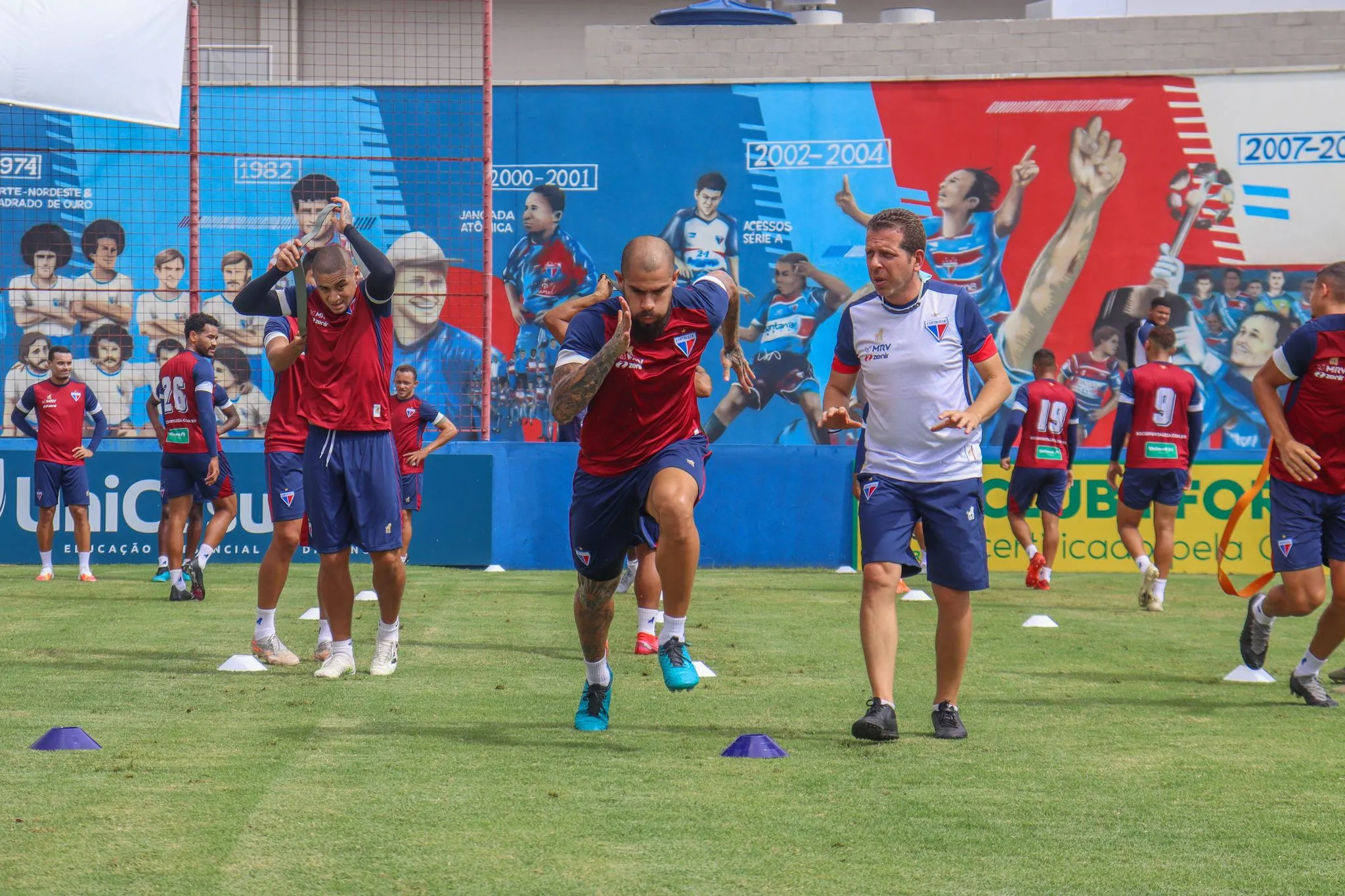 Adrián Vaccarini comanda treinos físicos do Fortaleza
