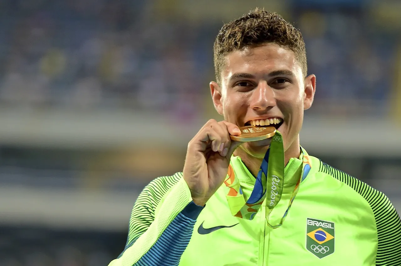 Thiago Braz, atleta do salto com vara, conquistou o ouro olímpico no Rio de Janeiro, em 2016