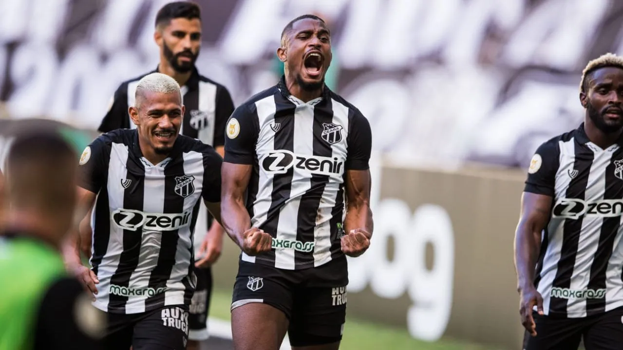 O atacante Saulo era titular do Ceará em 2021 e foi vendido ao Yokohama, do Japão