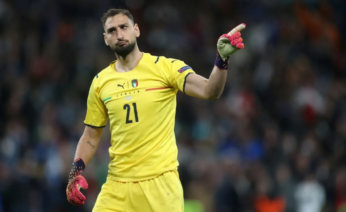 Gianluigi Donnarumma foi eleito o melhor goleiro da Eurocopa com a camisa da Itália