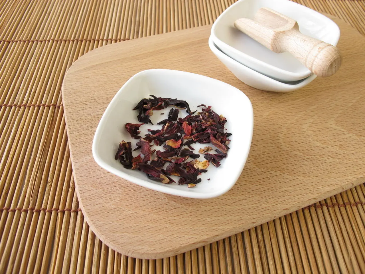 Chá de hibisco.