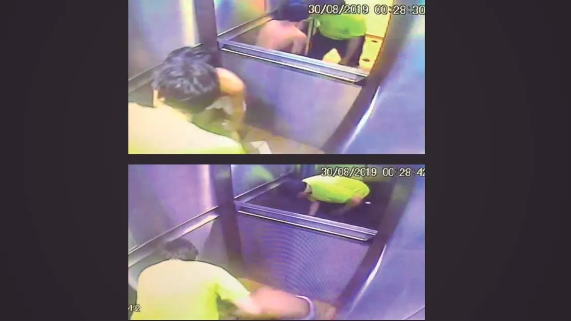Jamile foi baleada no apartamento. Instantes após os disparos, Aldemir e o filho dela prestaram socorro