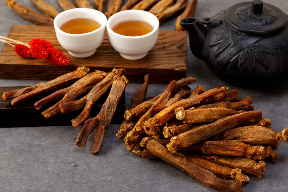 Chá de ginseng