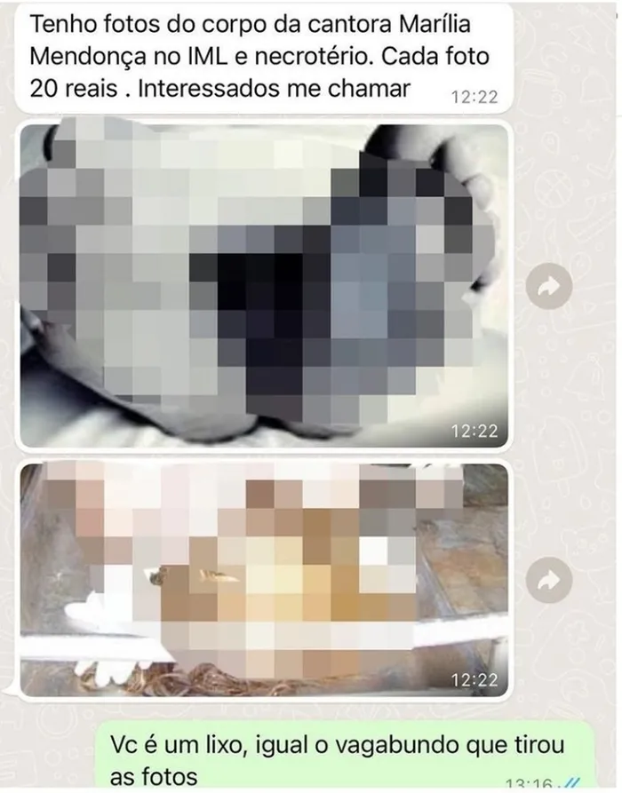 Fotos são falsas