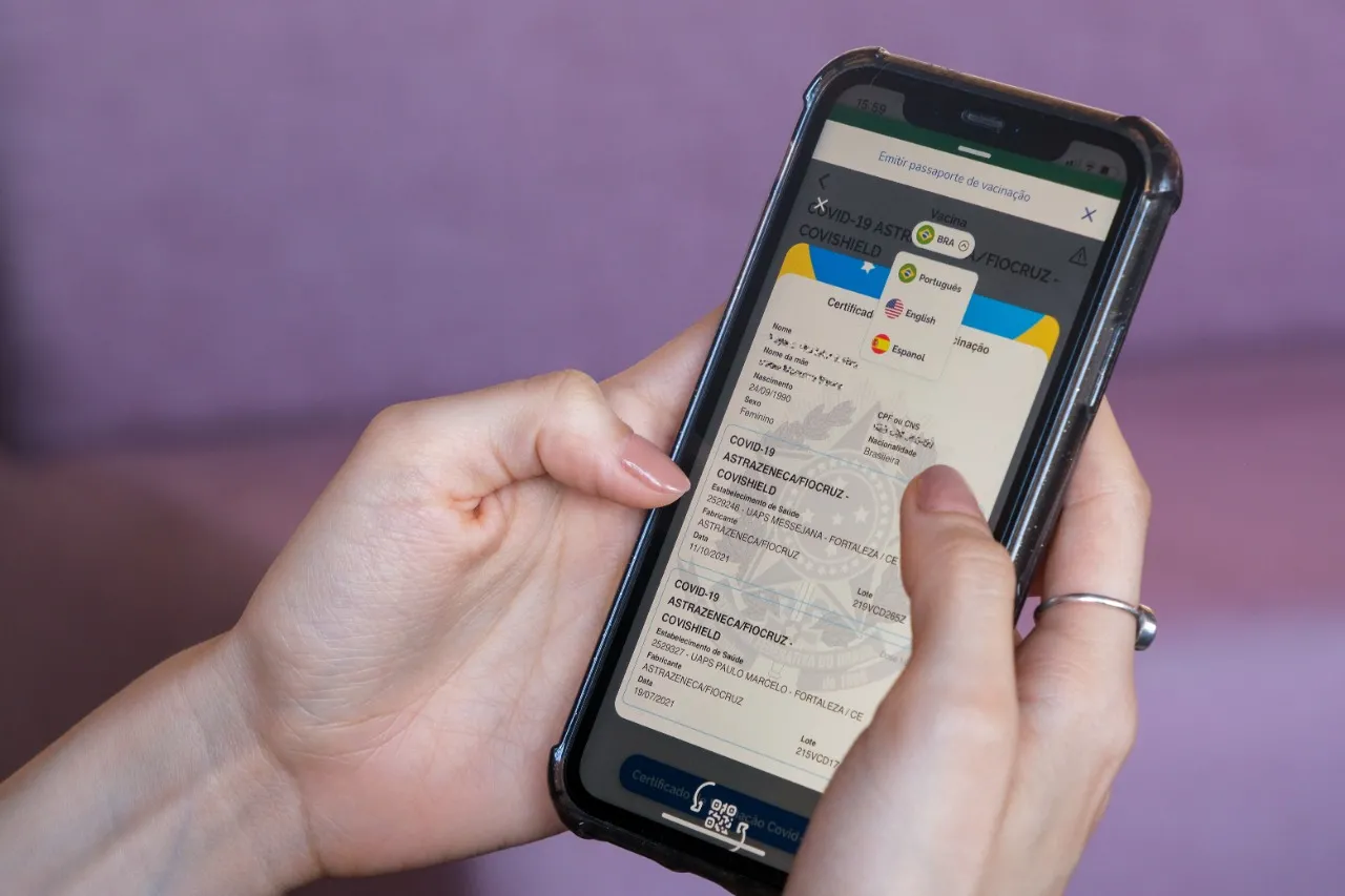 Comprovante de vacinação pode ser gerado no aplicativo Ceará App