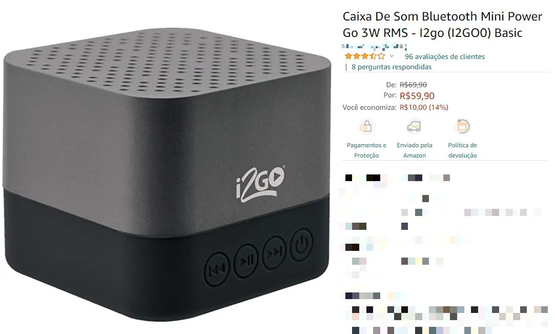 A caixa de som bluetooth geralmente é um artigo bastante procurado em lojas de eletrônicos
