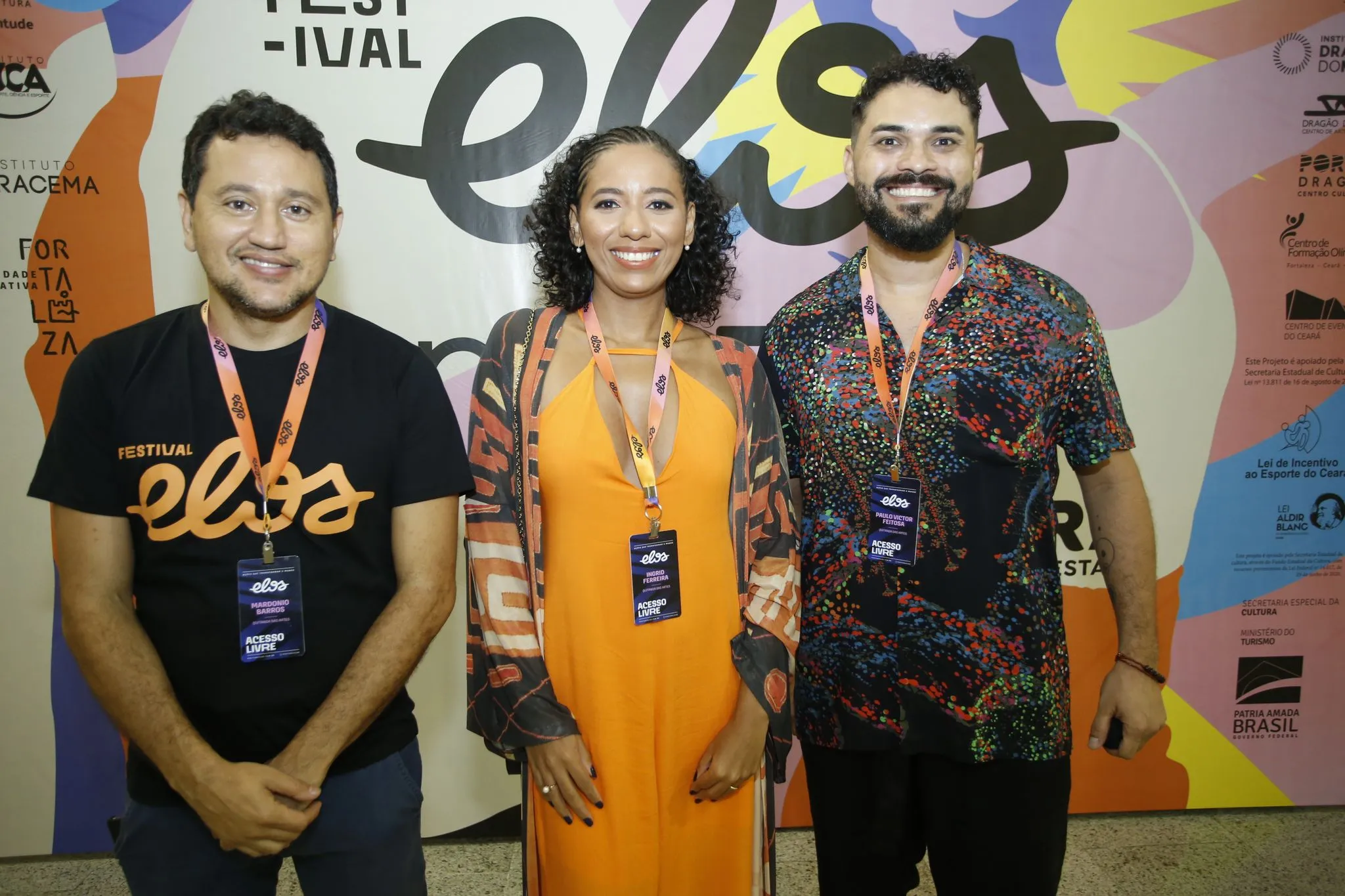 Mardônio Barros, Ingrid Ferreira e Paulo Feitosa
