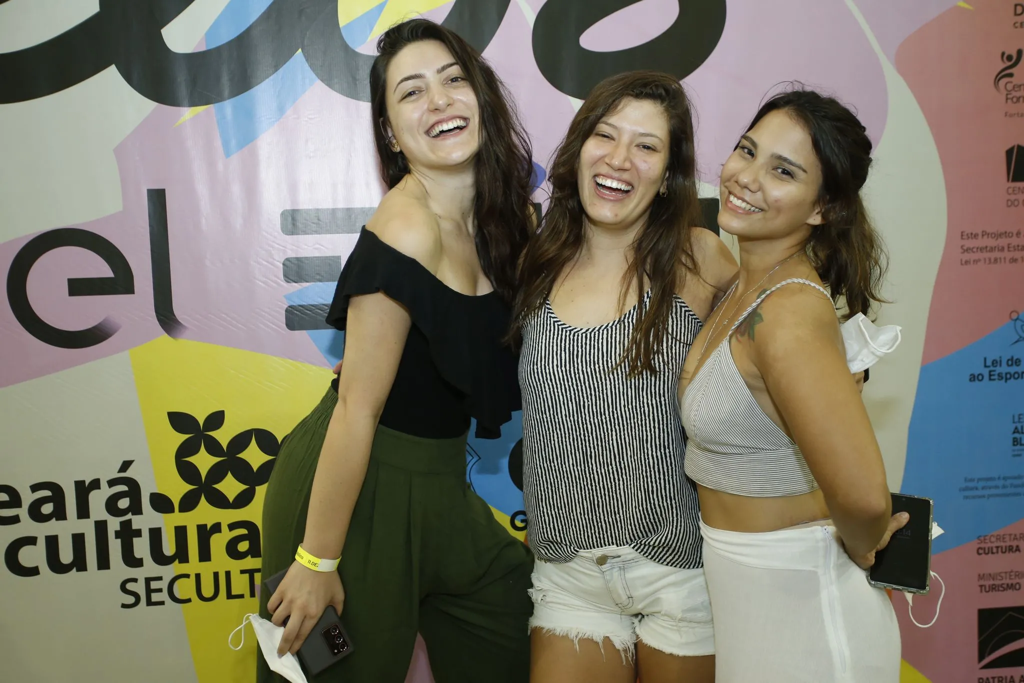 Angélica Almeida, Renata Gomes e Ingra Araújo