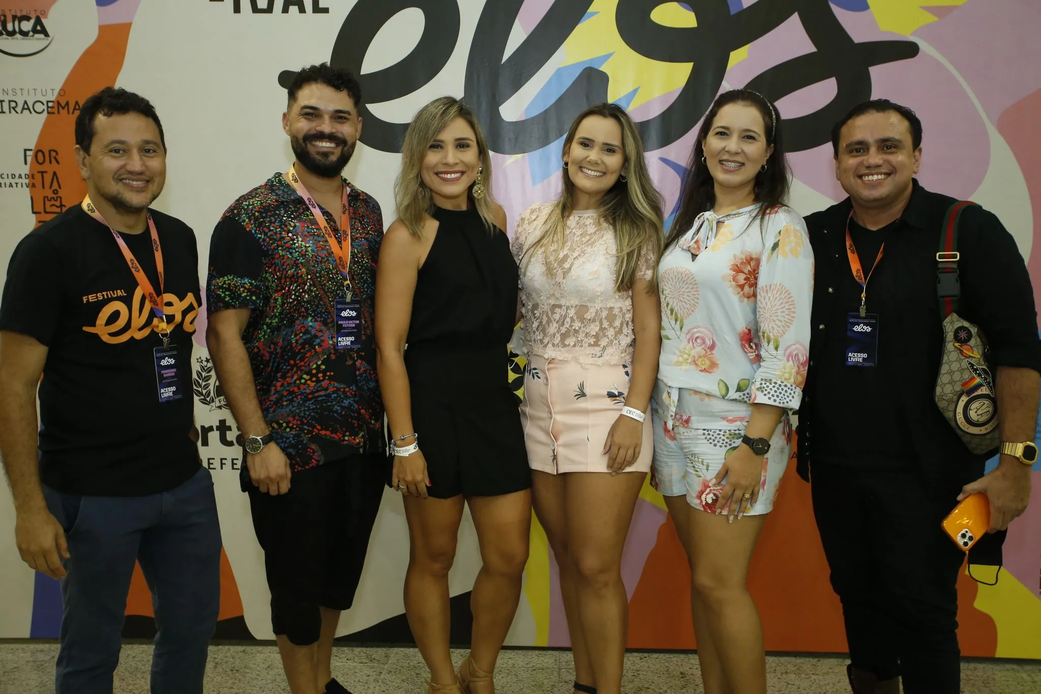 Mardônio Barros, Paulo Feitosa, Ana Carolina Pires, Analú Moraes, Yuza Carneiro e William Mendonça