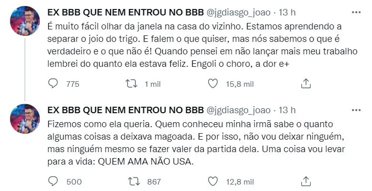 Cantor fez declarações contra Naiara Azevedo nesse sábado (15)