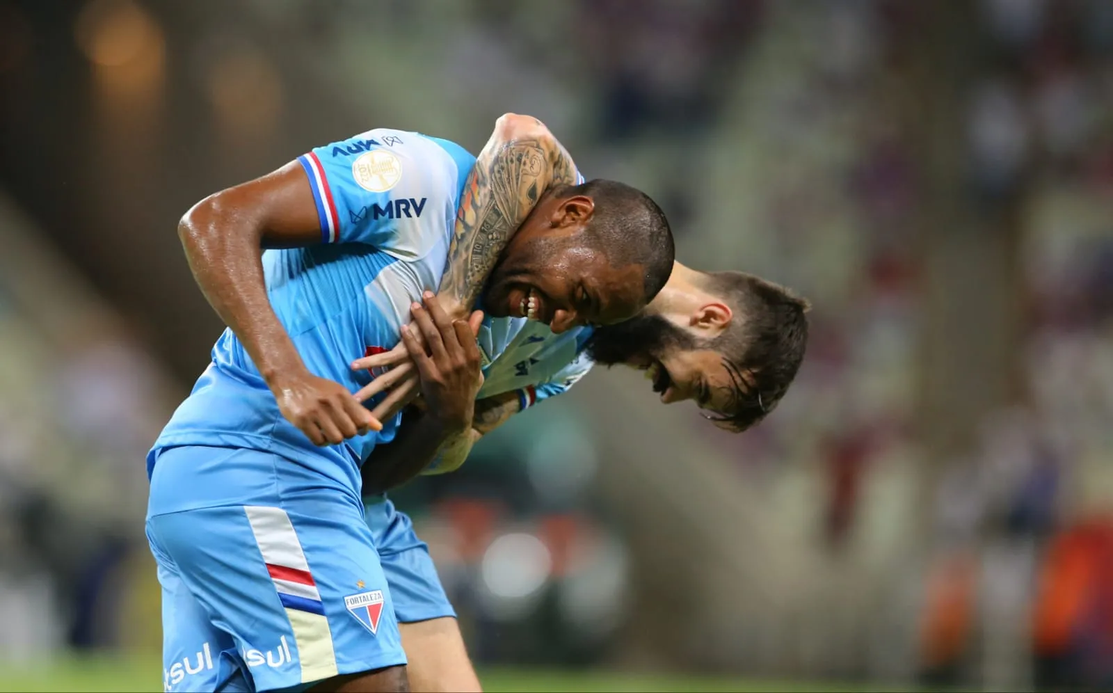 Tinga marcou um dos gols do Fortaleza na goleada por 5 a 0 contra o Sousa-PB, no último domingo (30), na estreia da Copa do Nordeste 2022