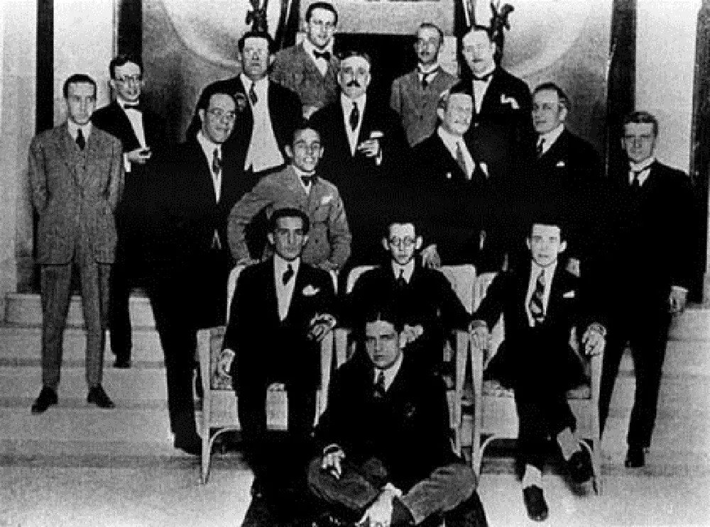 Alguns dos participantes da Semana de Arte Moderna de 1922