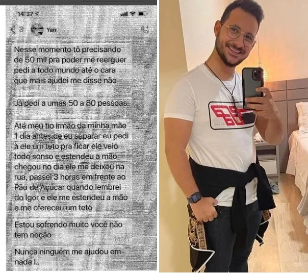 Yanderssen Berg Carvalho pedia constantemente dinheiro à vítima
