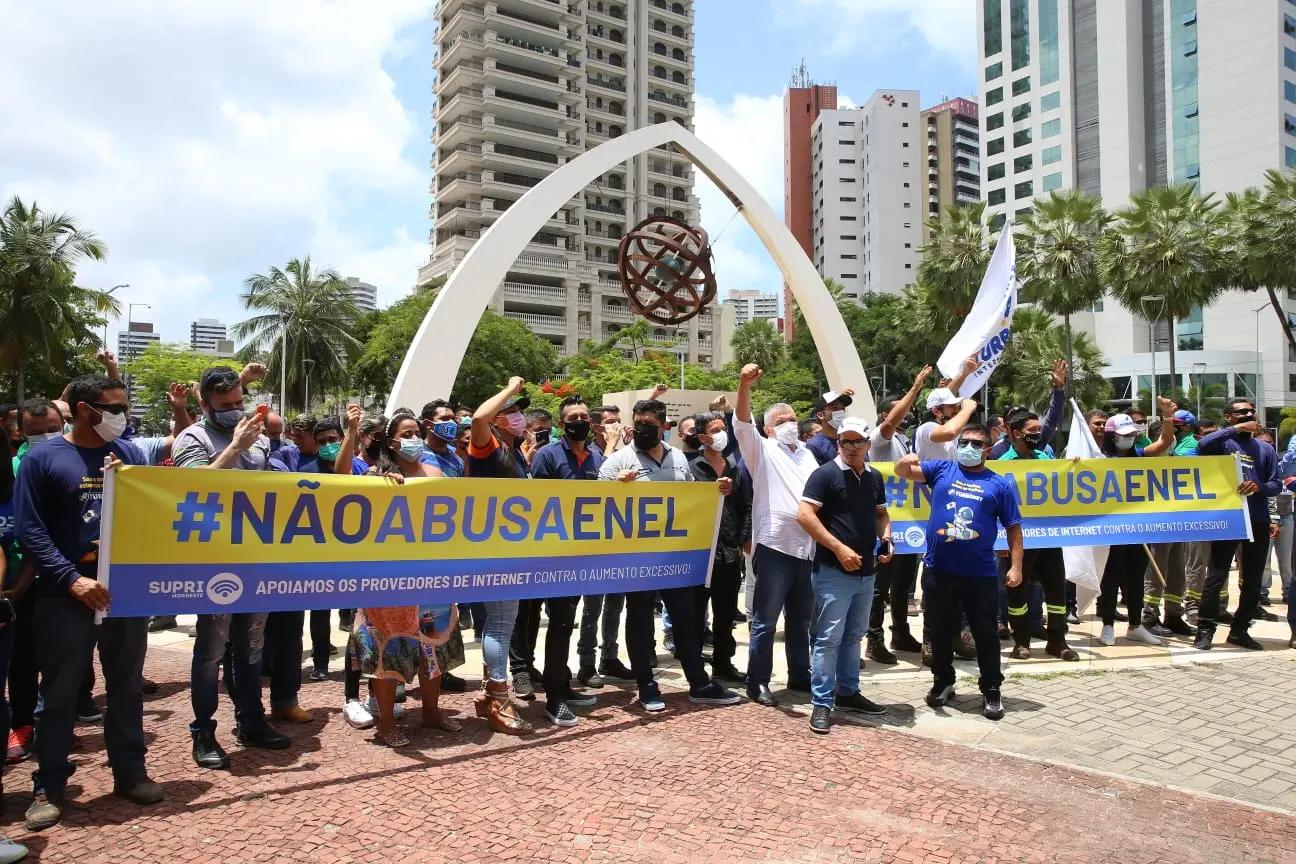 Protesto provedor de internet