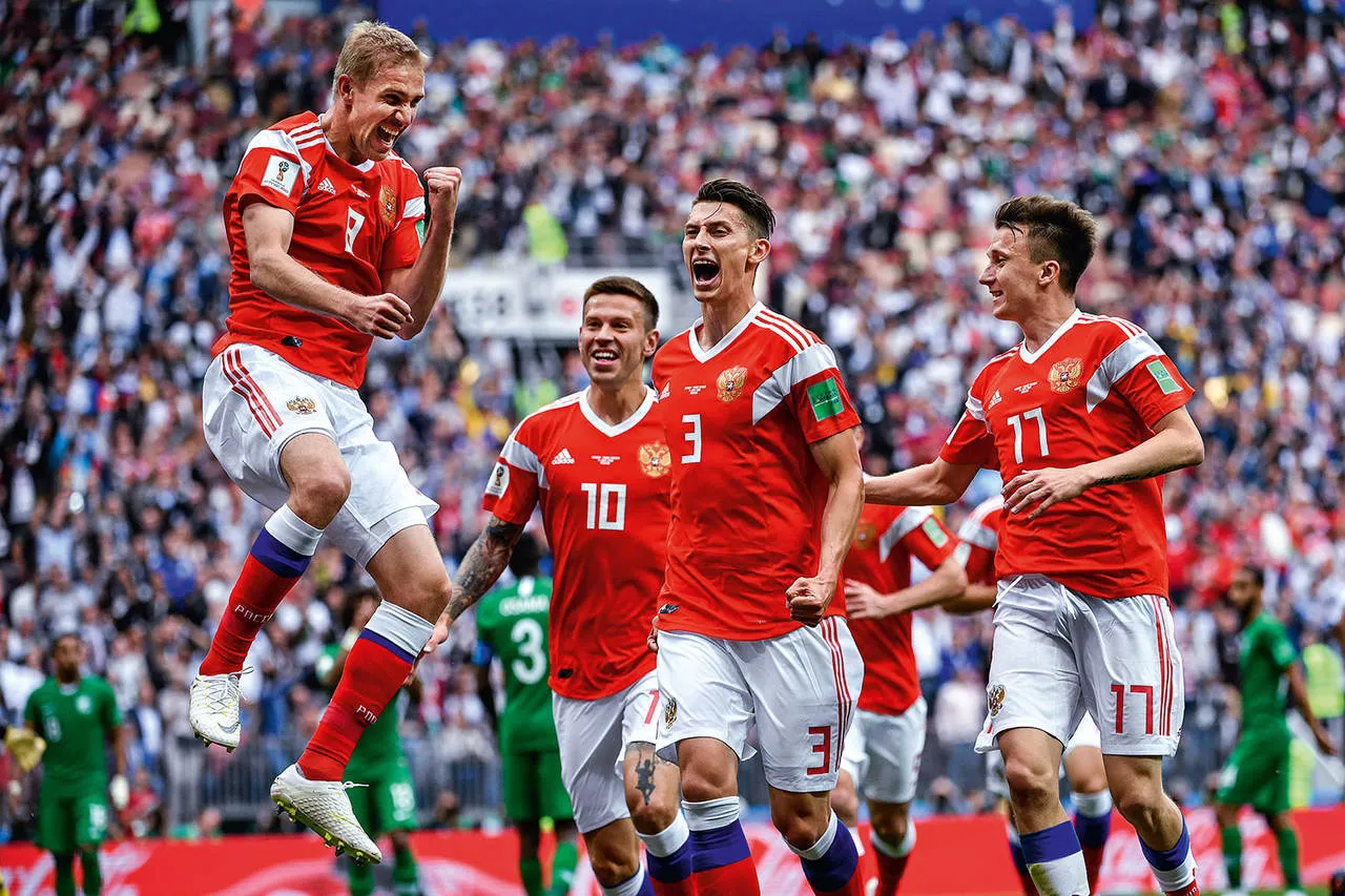 A Seleção da Rússia participa da repescagem para a Copa do Mundo de 2022