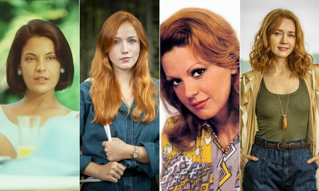 Irma jovem foi interpretada por Carolina Ferraz (1990) e por Malu Rodrigues (2022). EM sua versão mais velha, Elaine Cristina (1990) e Camila Morgado (2022)