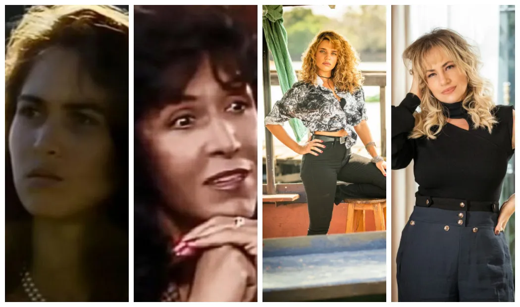 Ingra Liberato e Ítala Nandi fizeram Nadeleine em 1990. Bruna Linzmeyer e Karine Teles interpretam em 2022