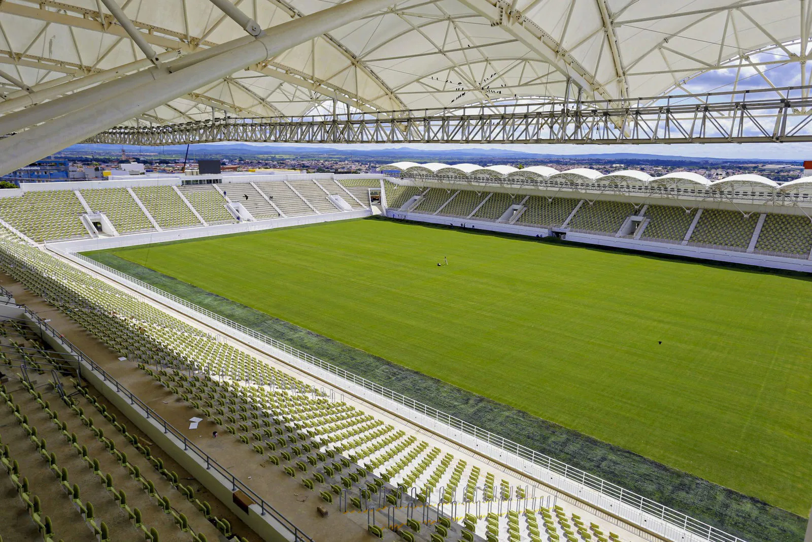 A Arena Romeirão é o estádio mais moderno do interior do Brasil