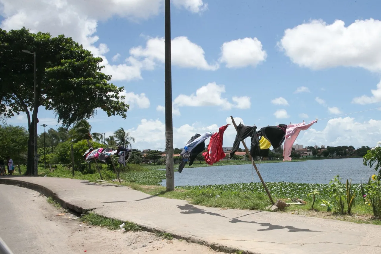 No Parque Urbano da Lagoa do Opaia, segundo a Prefeitura, a obra de urbanização está em processo de licitação