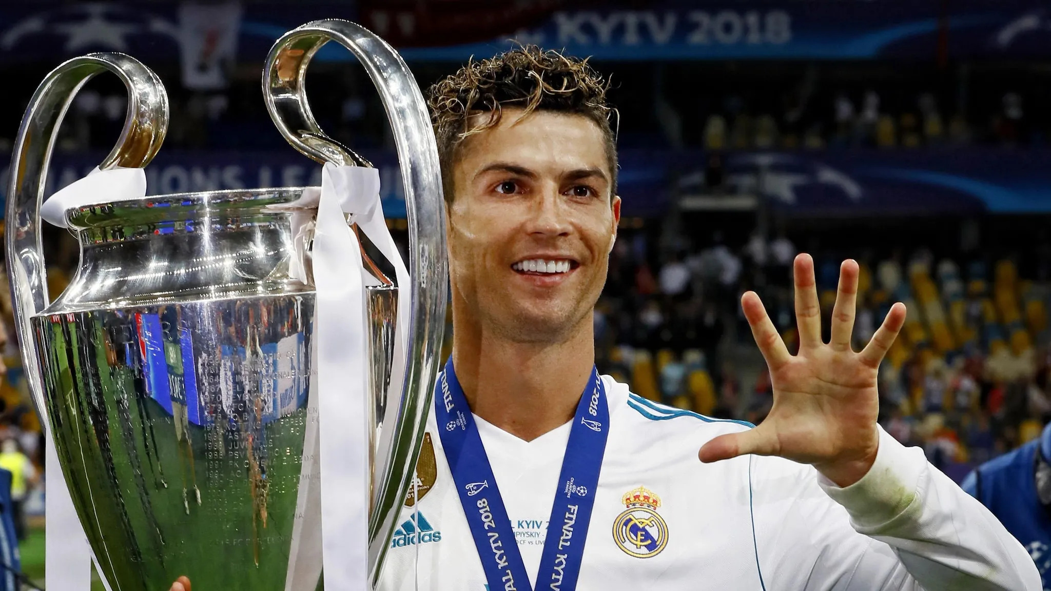 Cristiano Ronaldo foi multicampeão pelo Real Madrid na Champions League