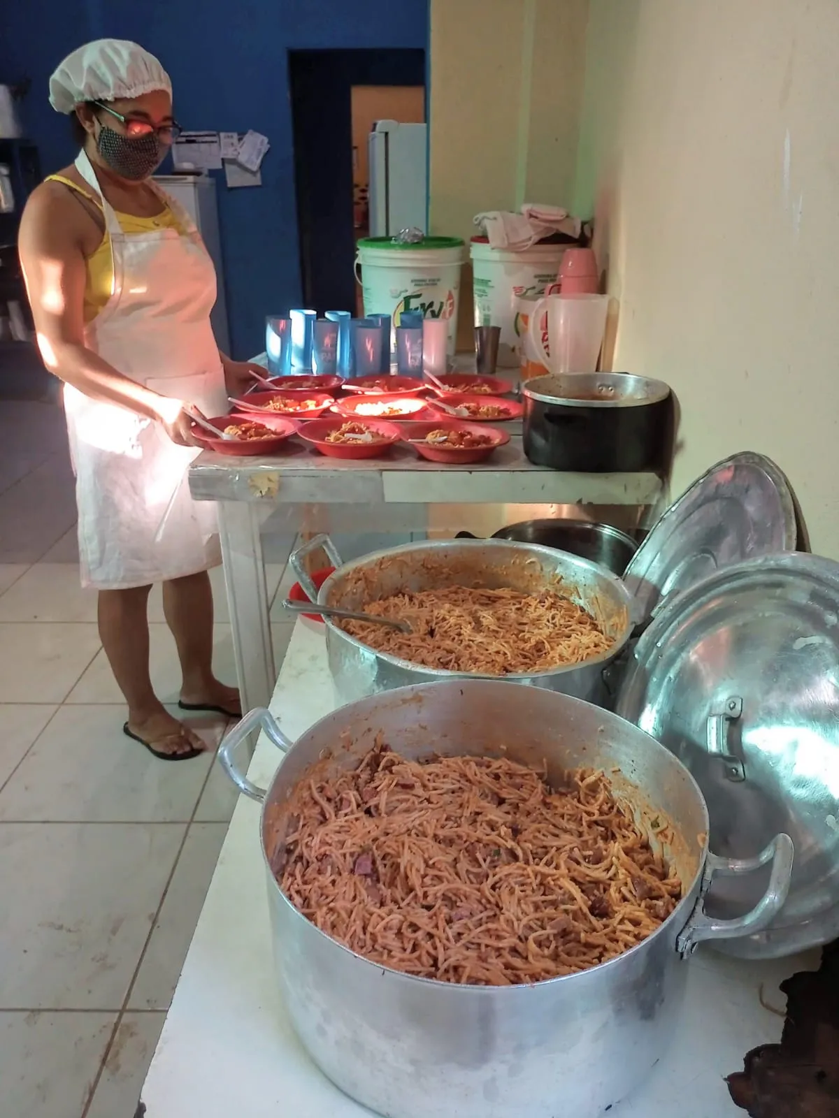 A cozinha comunitária da Associação dos Moradores do Bom Jardim Cozinha Social é um dos equipamento que será visitado por pesquisadores.