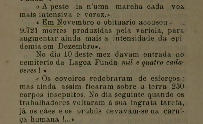 Fac-símile do livro “Varíola e vacinação no Ceará”, de 1904, de Rodolfo Teófilo.