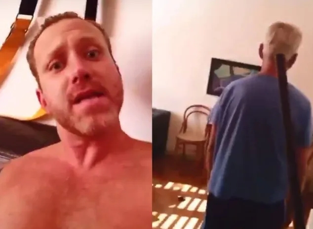 Ator ameaçou pai com barra de ferro durante transmissão ao vivo nas redes sociais